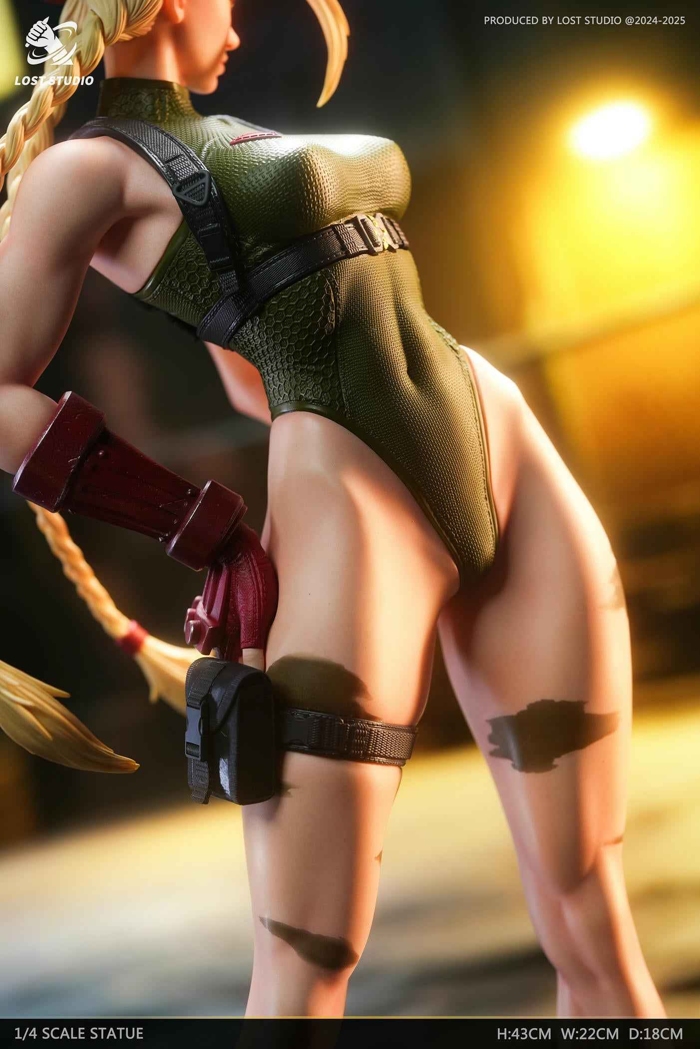 Street Fighter LOST Studio Killer Bee Cammy White Resin Statue