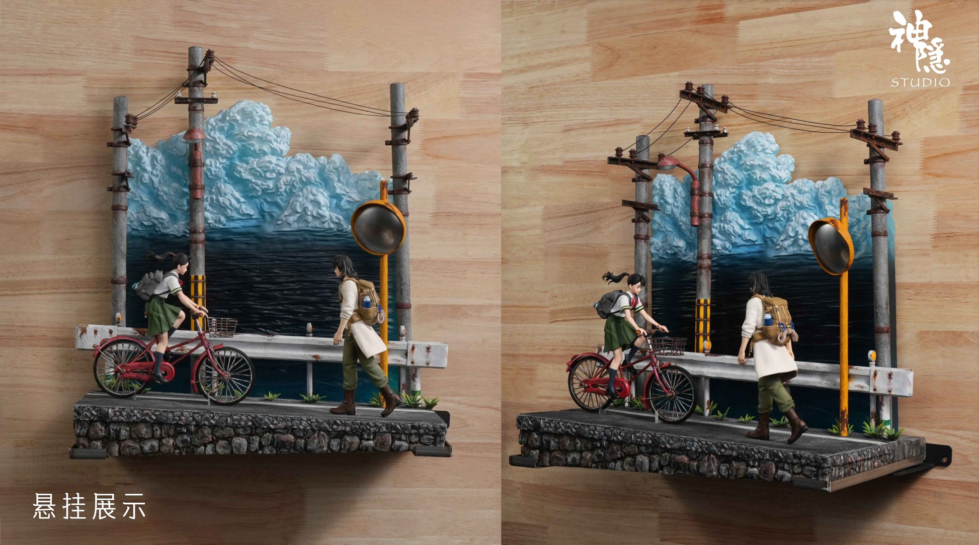 Suzume Shen Yin Studio Souta Munakata & Iwato Suzume Resin Statue