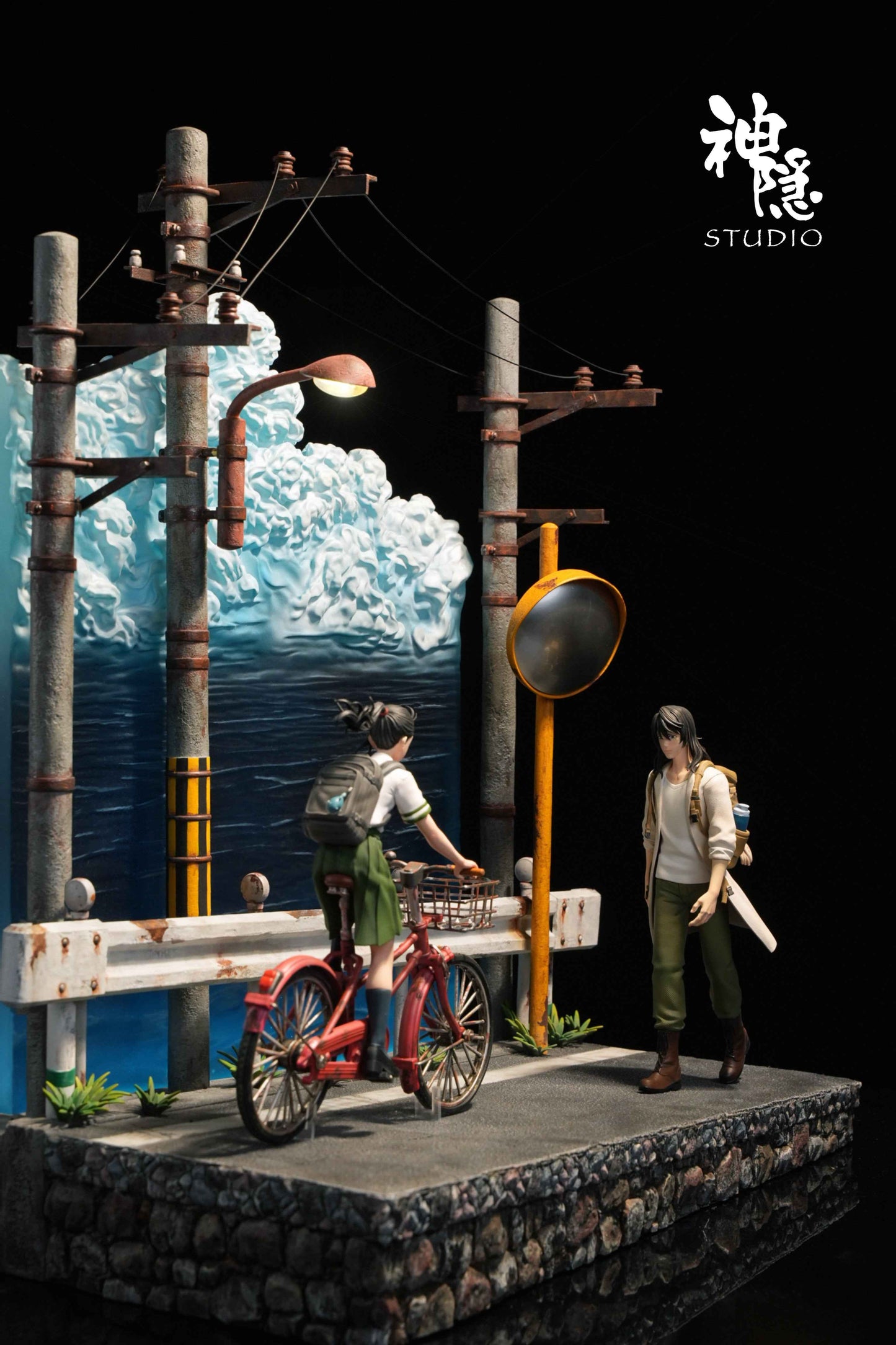 Suzume Shen Yin Studio Souta Munakata & Iwato Suzume Resin Statue