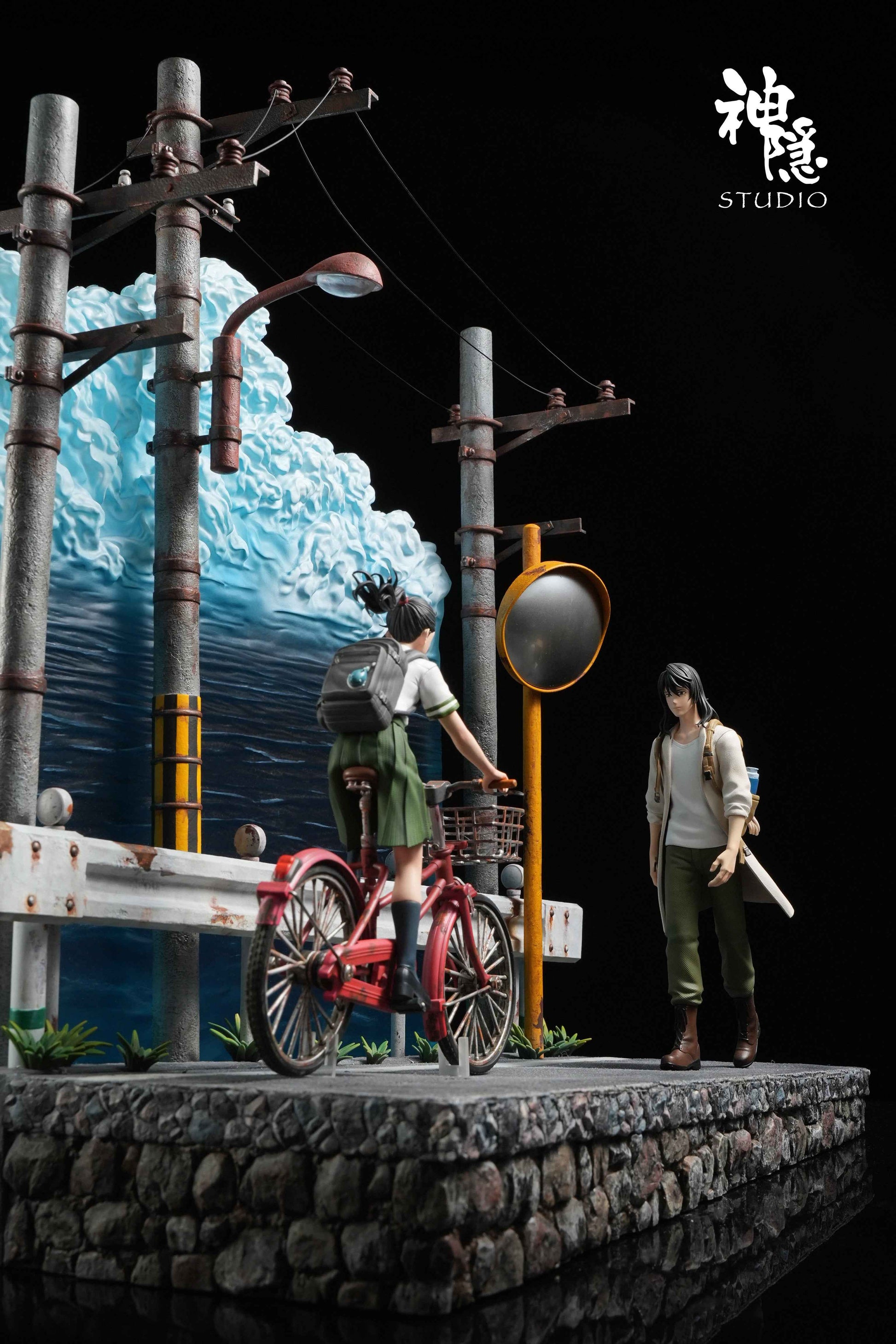 Suzume Shen Yin Studio Souta Munakata & Iwato Suzume Resin Statue