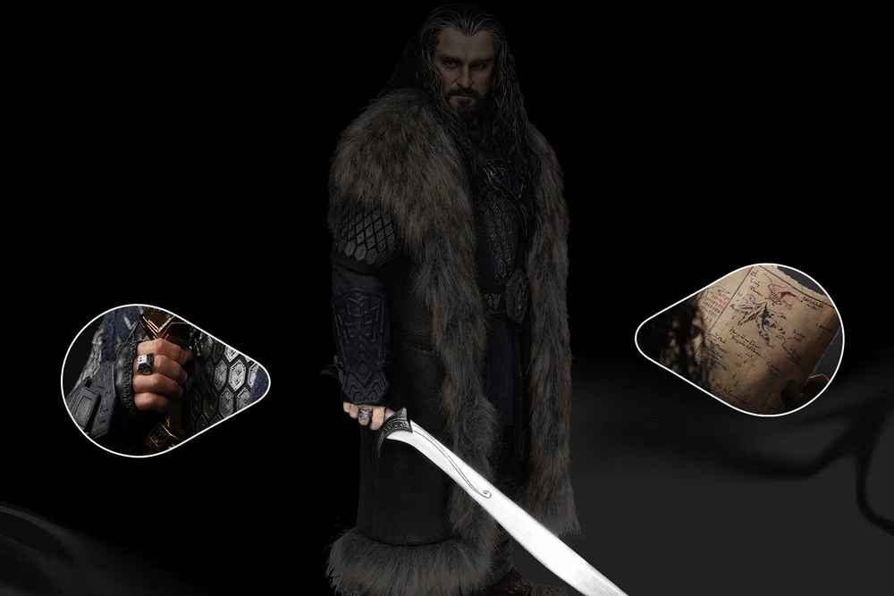 The Hobbit INART Collectibles Thorin Oakenshield Licensed Action Figure