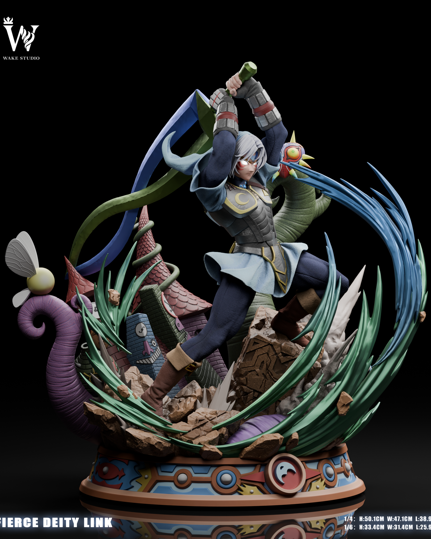 The Legend Of Zelda Wake Studio Fierce Deity Link Resin Statue
