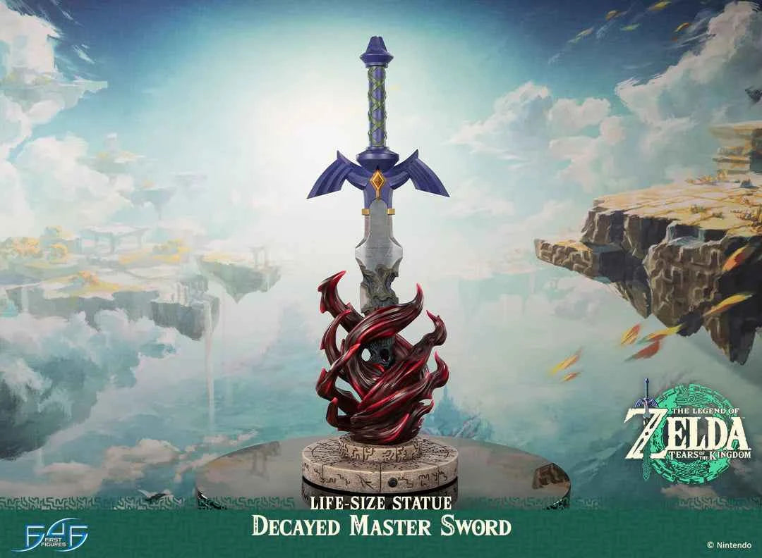 The Legend of Zelda First 4 Figures Tears of the Kingdom Decayed Master Sword
