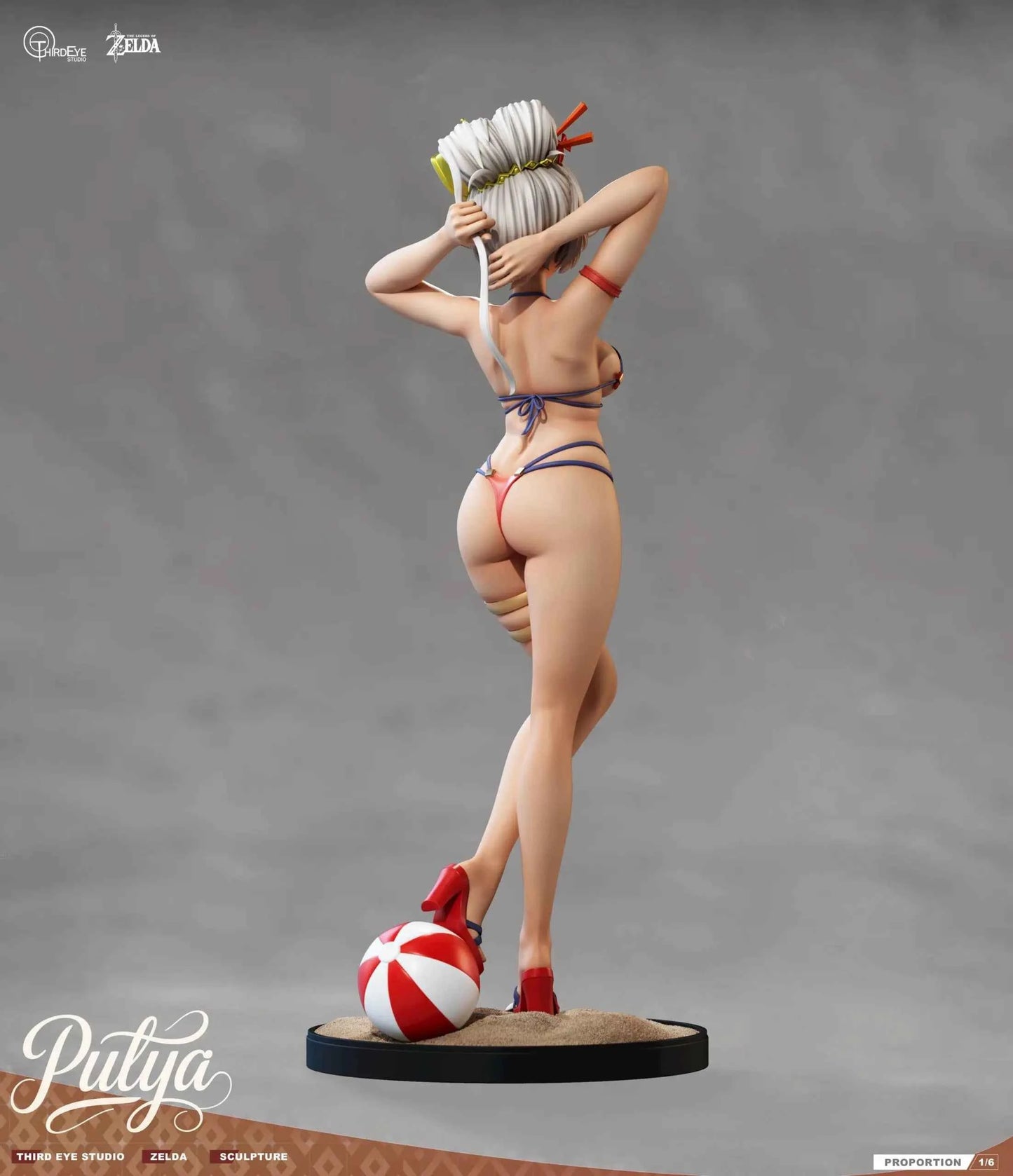 The Legend of Zelda Third Eye Studio Swimsuit Purah Resin Statue