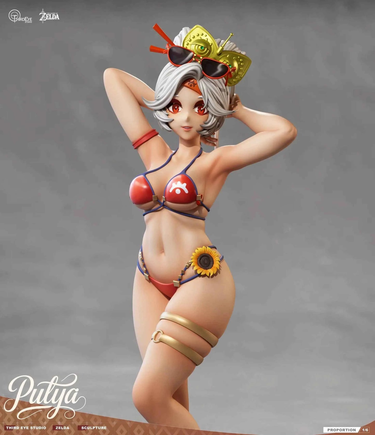 The Legend of Zelda Third Eye Studio Swimsuit Purah Resin Statue