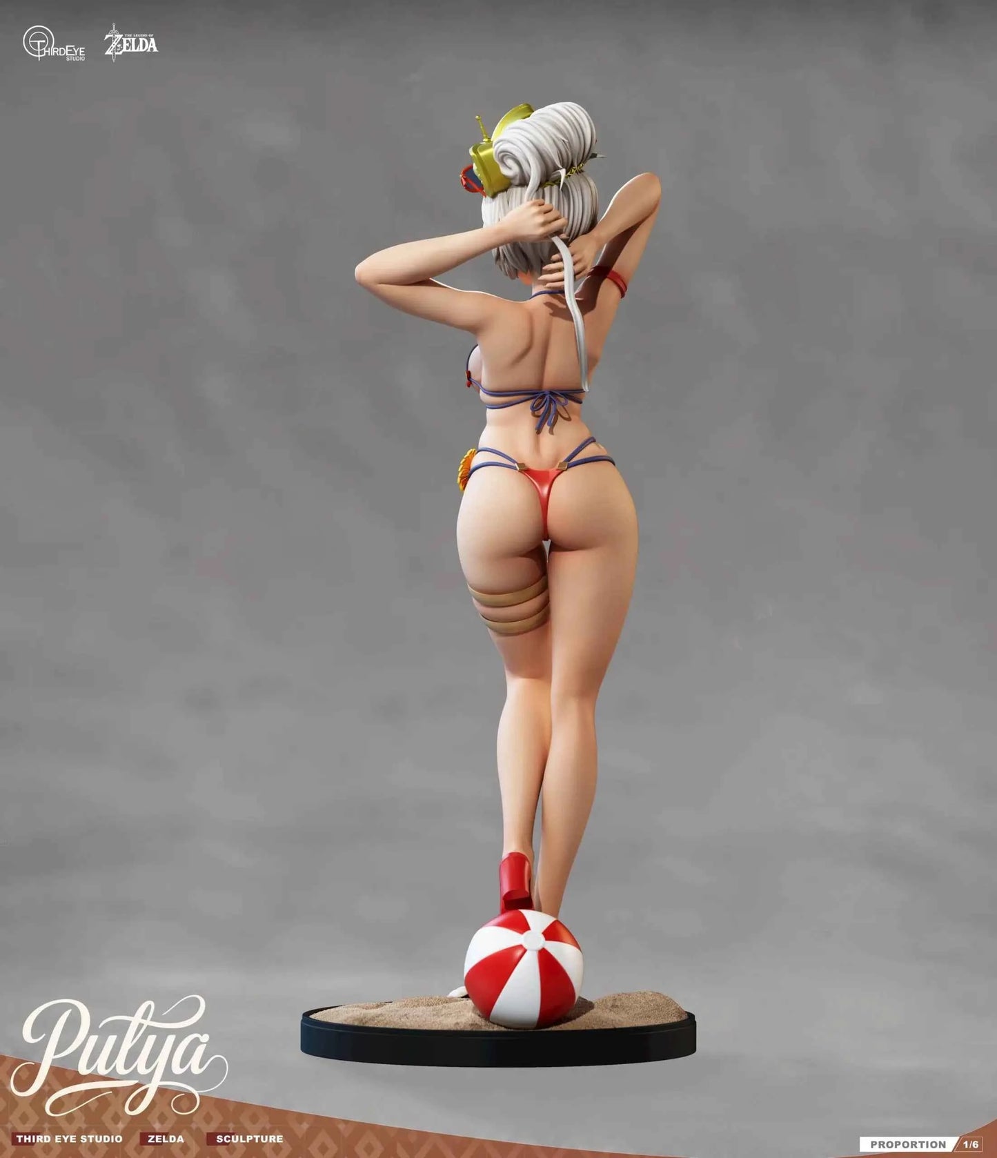 The Legend of Zelda Third Eye Studio Swimsuit Purah Resin Statue