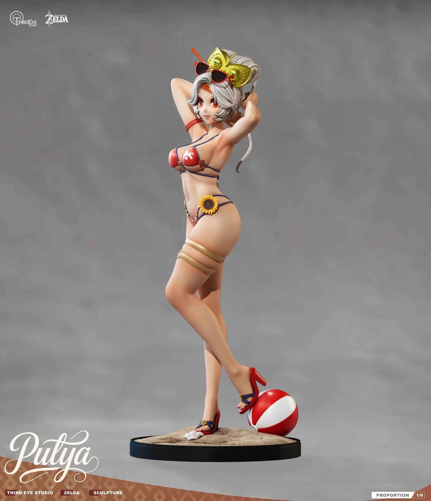 The Legend of Zelda Third Eye Studio Swimsuit Purah Resin Statue