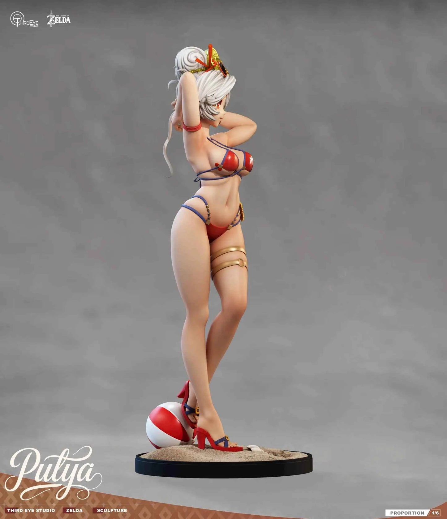 The Legend of Zelda Third Eye Studio Swimsuit Purah Resin Statue