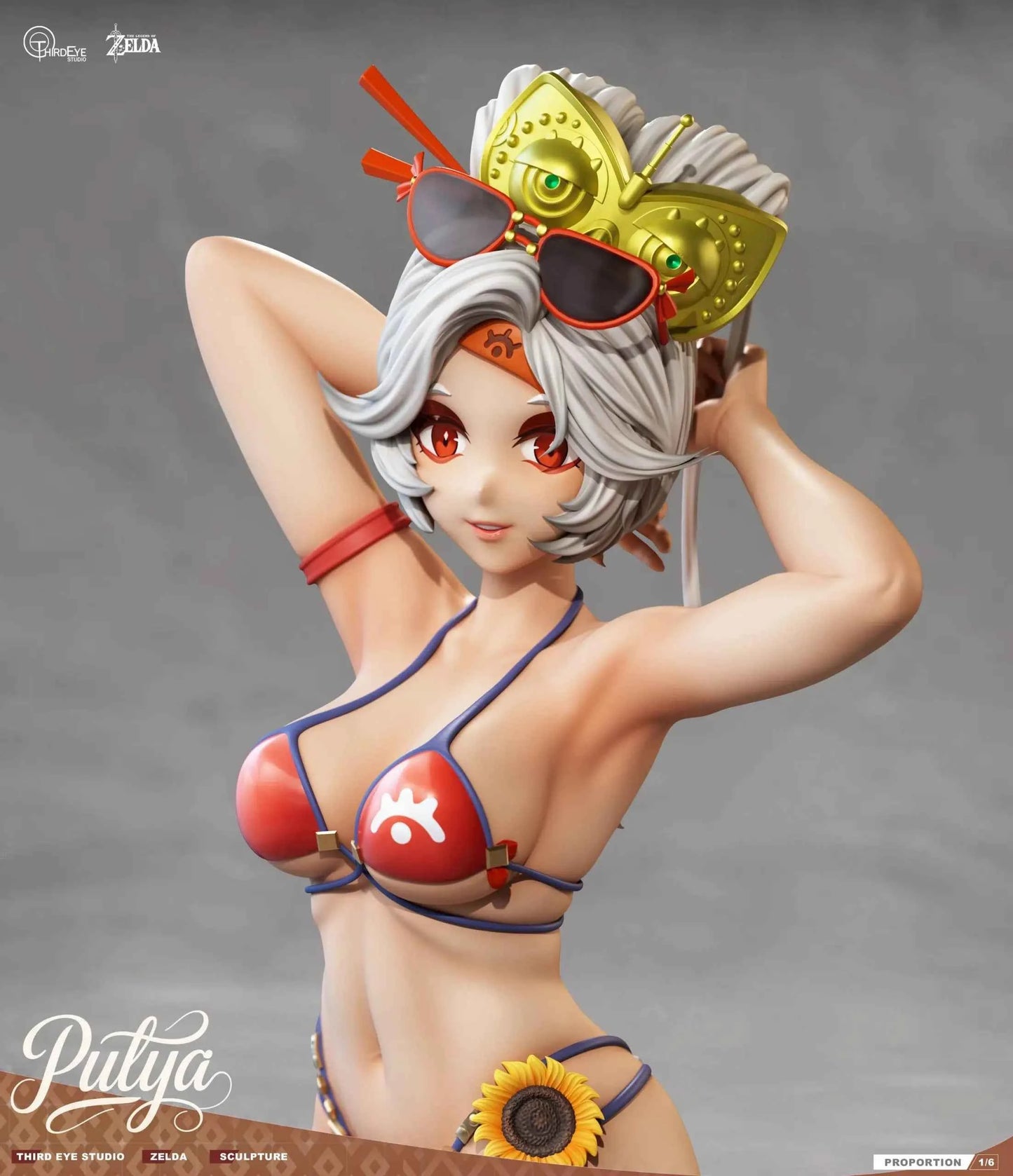 The Legend of Zelda Third Eye Studio Swimsuit Purah Resin Statue