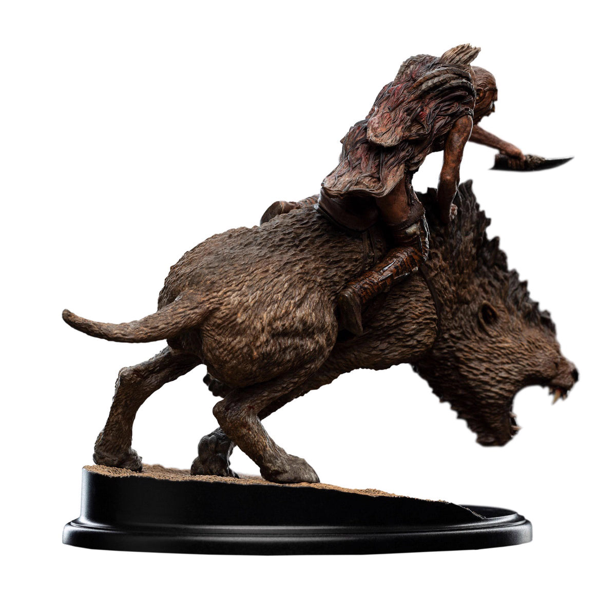 The Lord of the Rings WETA Workshop Orc Warg Rider Shaku 86-01-04752 Licensed Resin Statue