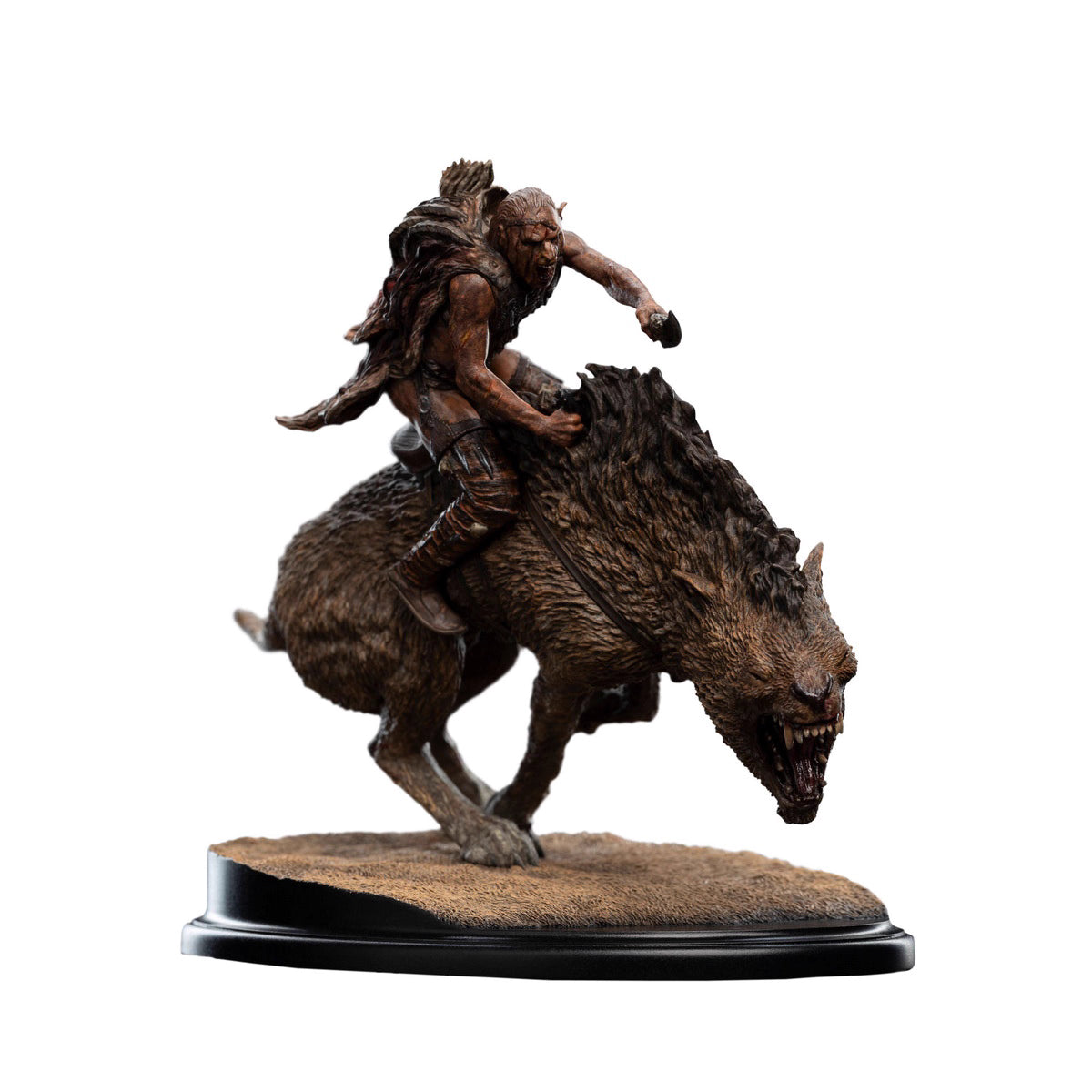The Lord of the Rings WETA Workshop Orc Warg Rider Shaku 86-01-04752 Licensed Resin Statue