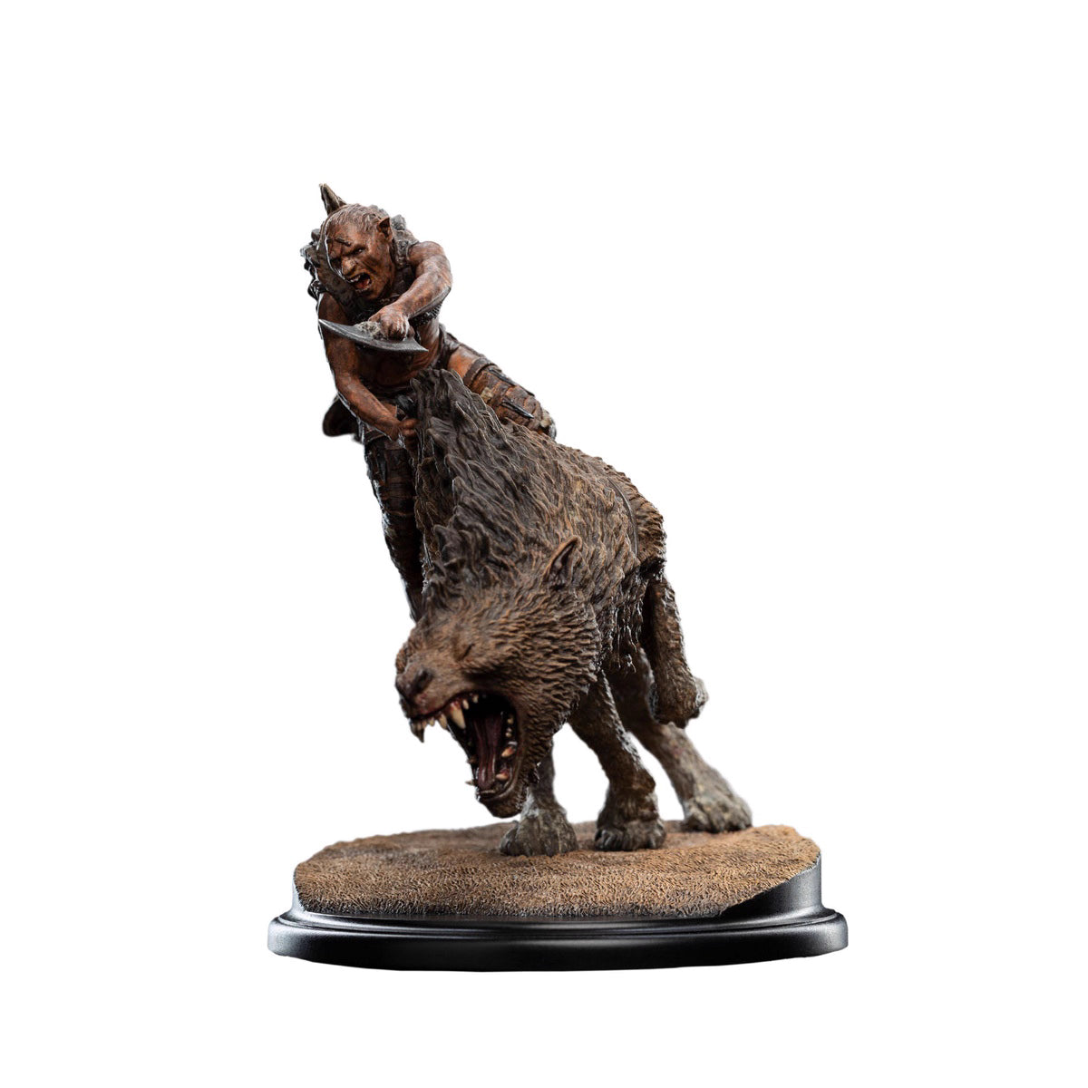 The Lord of the Rings WETA Workshop Orc Warg Rider Shaku 86-01-04752 Licensed Resin Statue