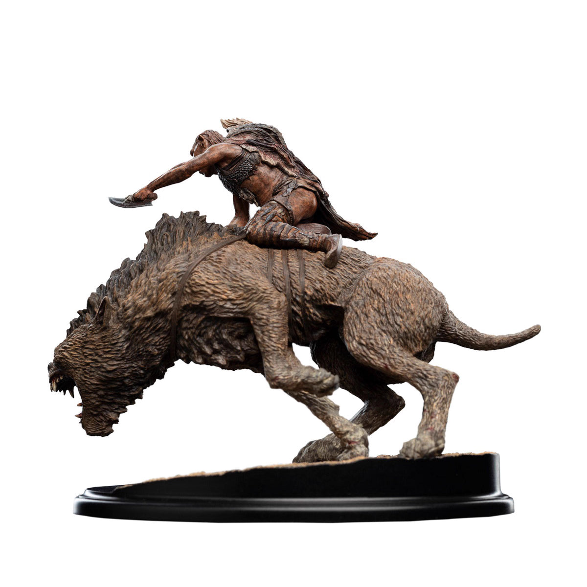 The Lord of the Rings WETA Workshop Orc Warg Rider Shaku 86-01-04752 Licensed Resin Statue