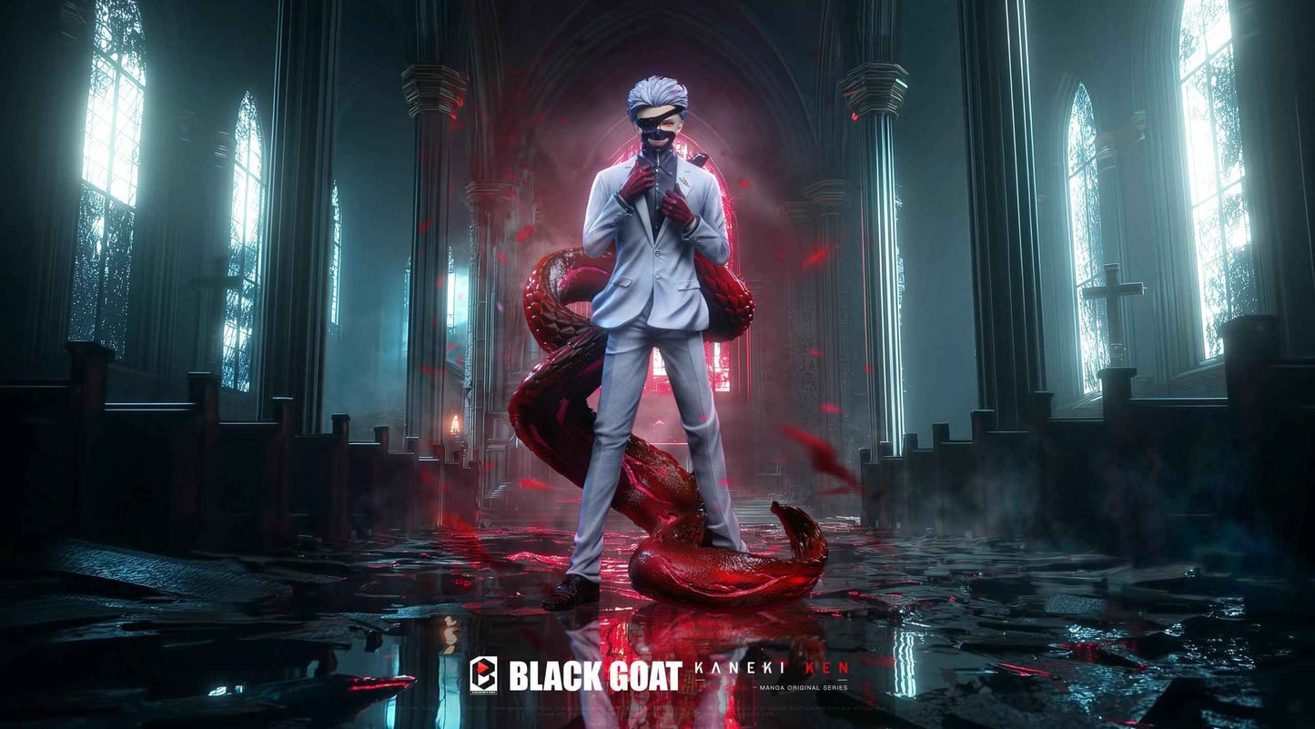 Tokyo Ghoul Black and White Studio Black Goat Ken Kaneki Resin Statue