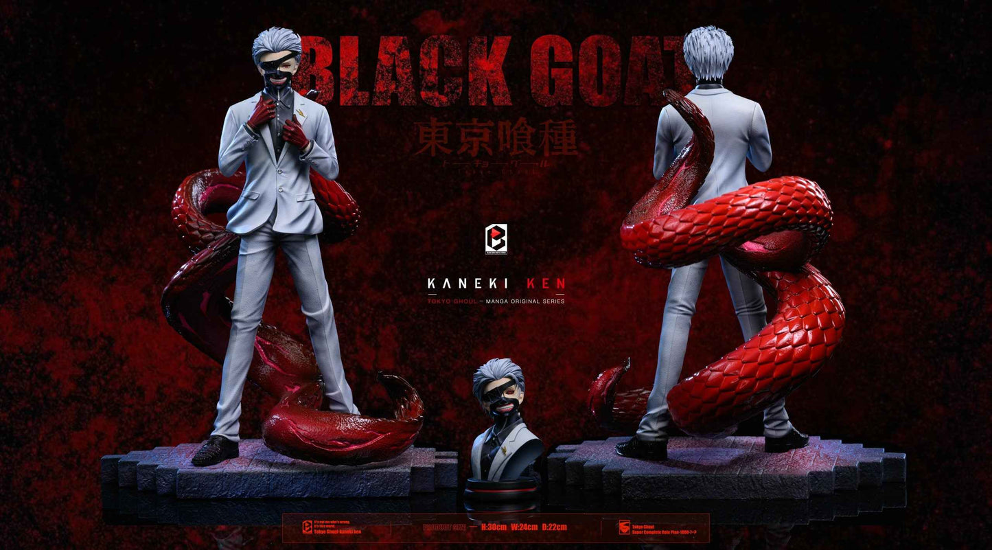 Tokyo Ghoul Black and White Studio Black Goat Ken Kaneki Resin Statue