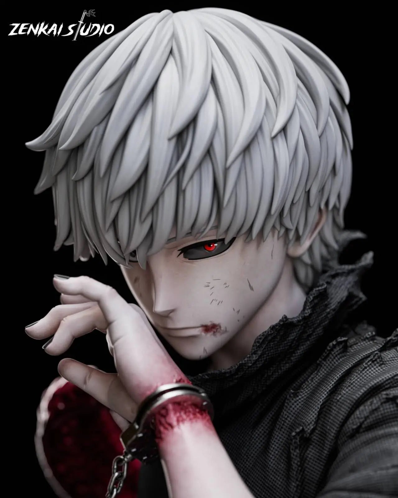 Tokyo Ghoul Zenkai Studio Ken Kaneki 1/1 Bust Resin Statue