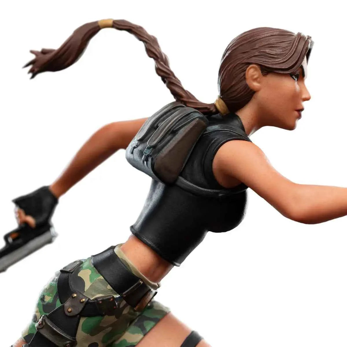 Tomb Raider WETA Workshop Studio Miniature Statue Lara Croft: The Sanctuary of Flame 89-01-04837 Licensed Resin Statue