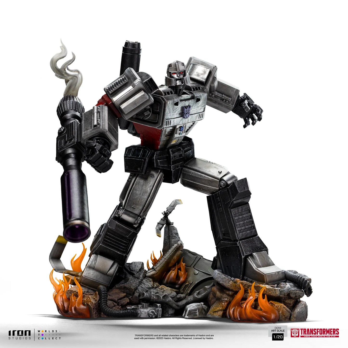 Transformers Iron Studios Megatron Demi Scale HASBR129325-20 1/20 Licensed Resin Statue