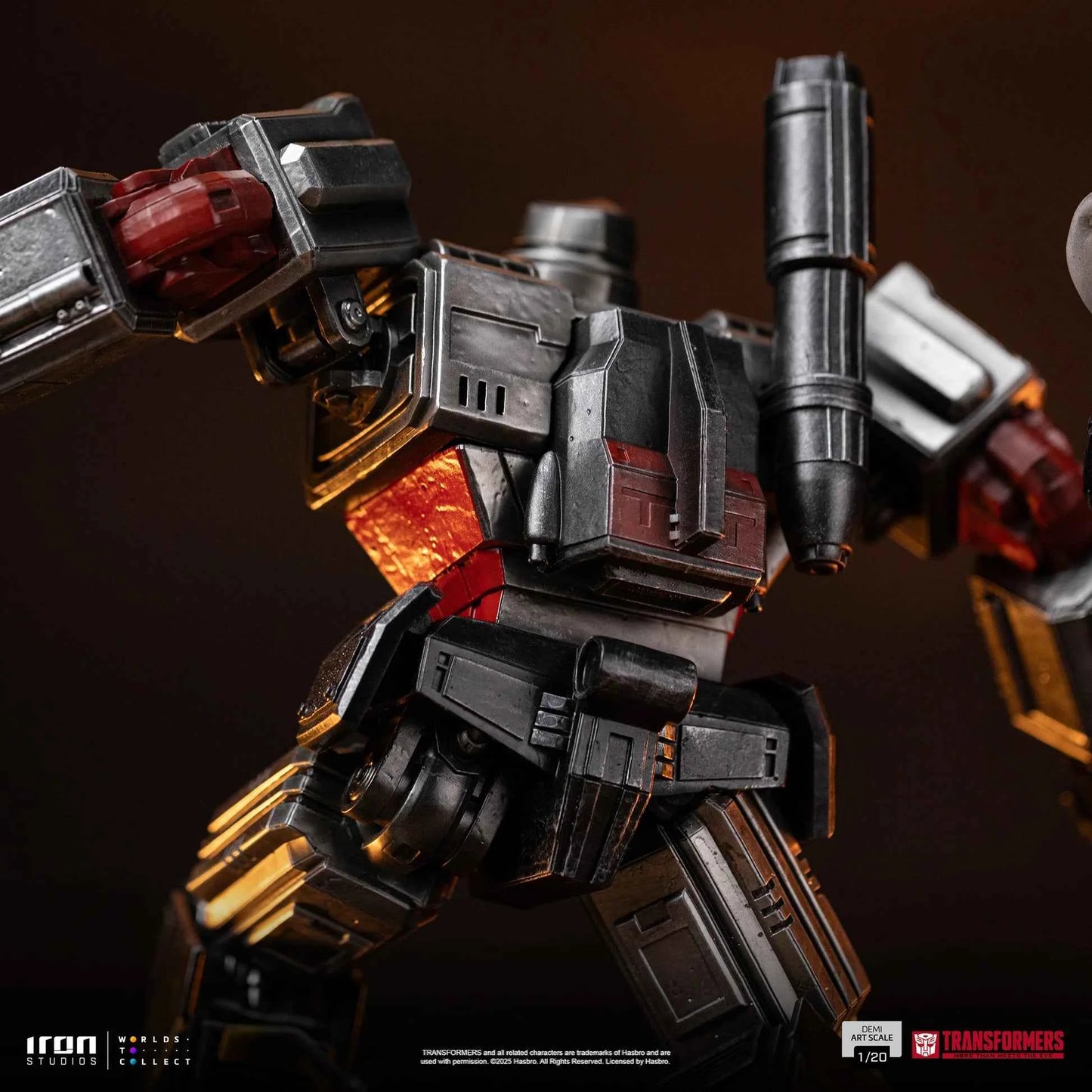 Transformers Iron Studios Megatron Demi Scale HASBR129325-20 1/20 Licensed Resin Statue