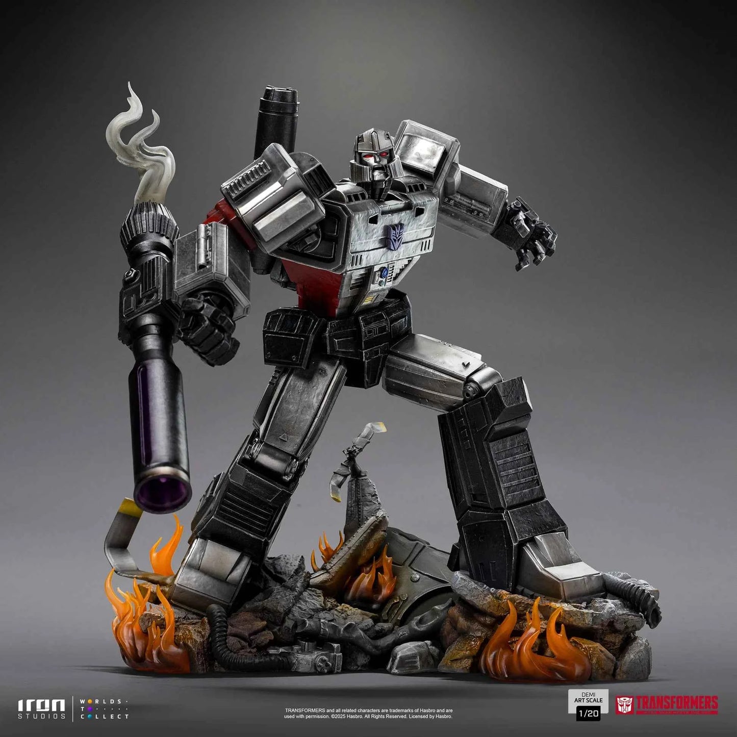 Transformers Iron Studios Megatron Demi Scale HASBR129325-20 1/20 Licensed Resin Statue