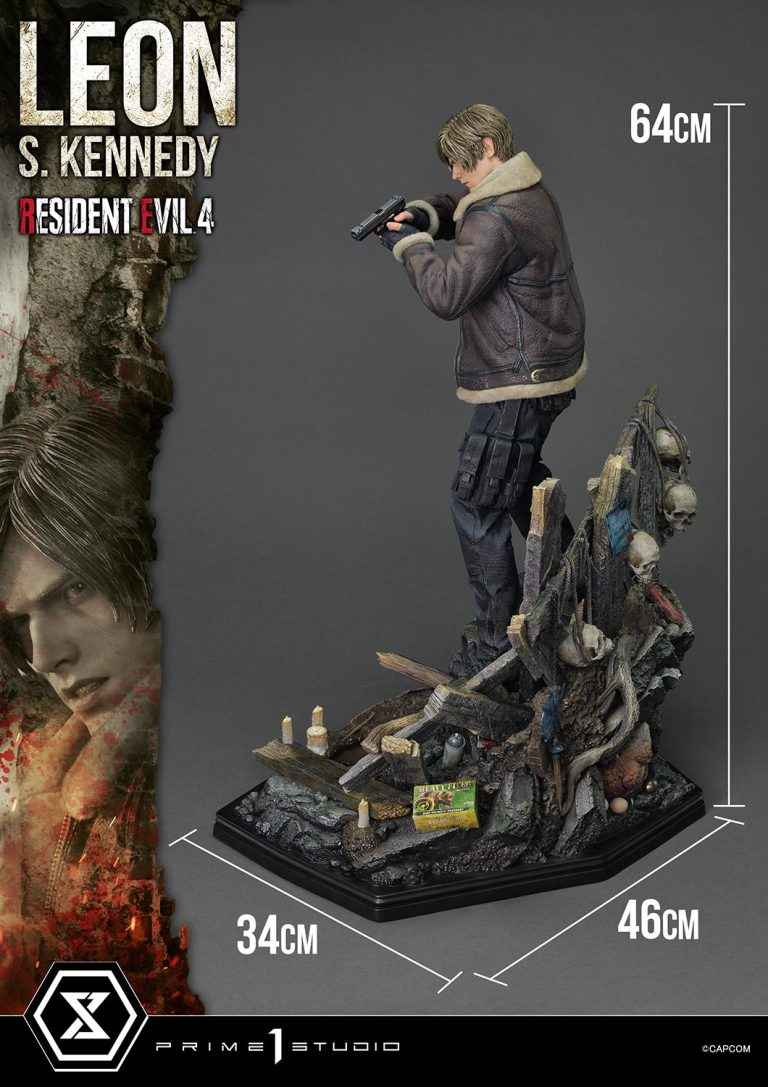 Resident Evil 4 ~ Prime 1 Studio ~ Leon S Kennedy Ultimate Premium Masterline ~ Licensed Resin Statue - Santoryu Resins Collectors