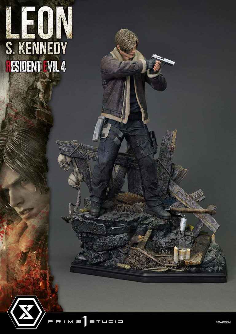Resident Evil 4 ~ Prime 1 Studio ~ Leon S Kennedy Ultimate Premium Masterline ~ Licensed Resin Statue - Santoryu Resins Collectors