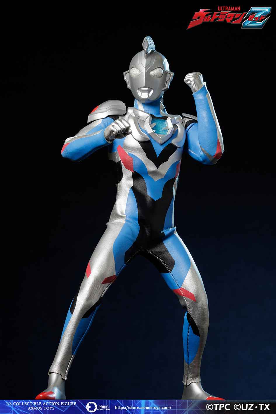 Ultraman Asmus Toys Ultraman Ultraman Zeta ULT003 Licensed Action Figure