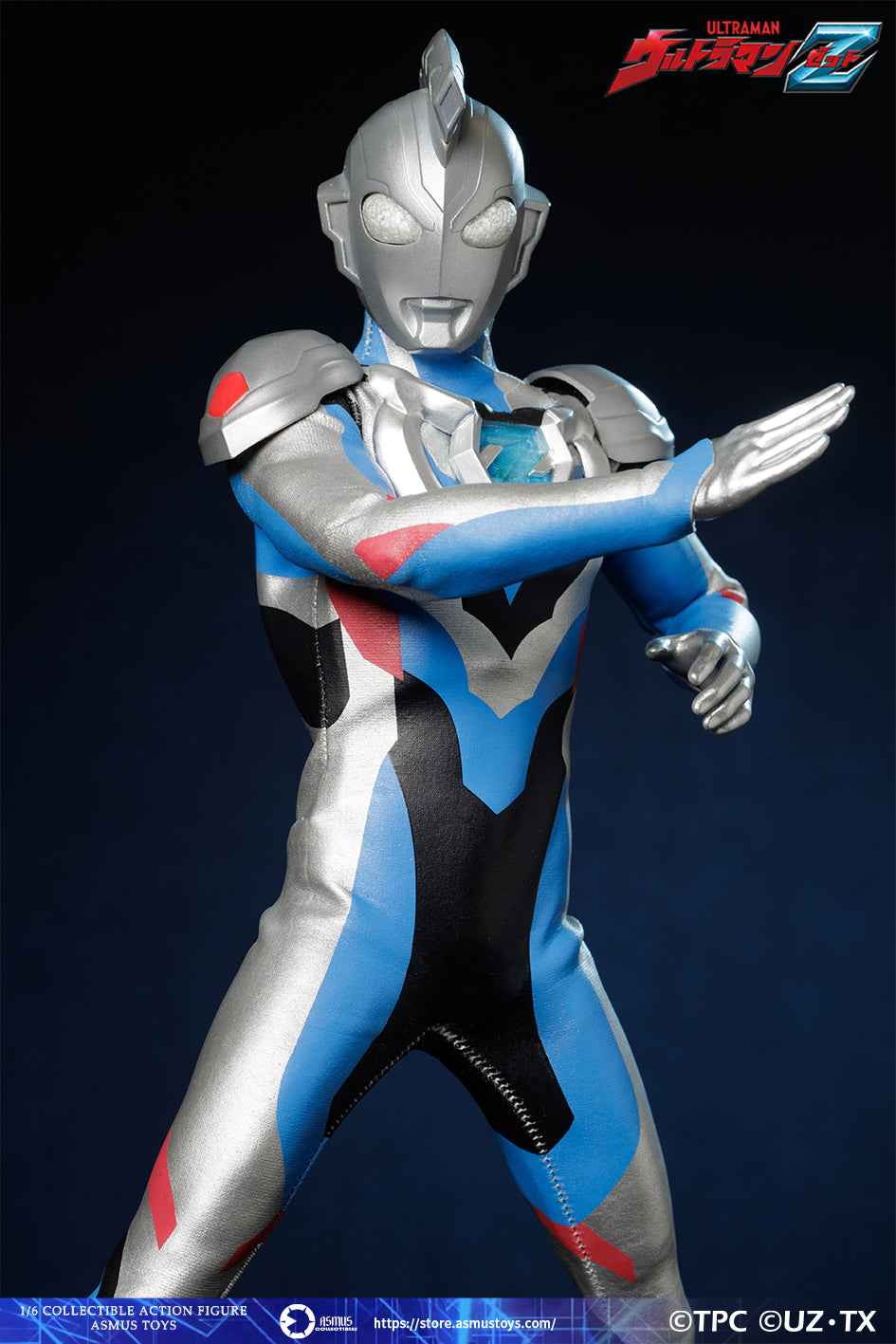 Ultraman Asmus Toys Ultraman Ultraman Zeta ULT003 Licensed Action Figure