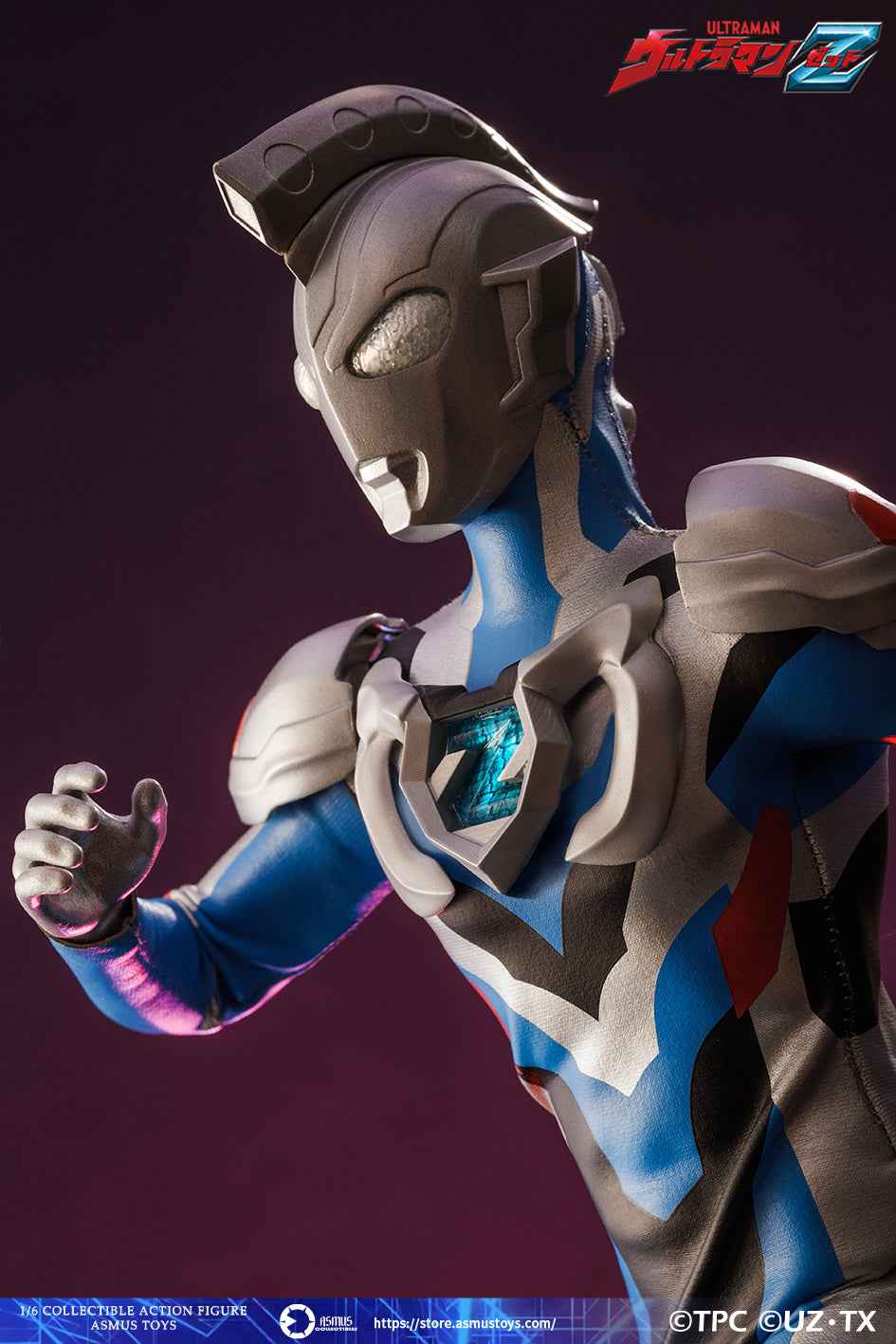 Ultraman Asmus Toys Ultraman Ultraman Zeta ULT003 Licensed Action Figure