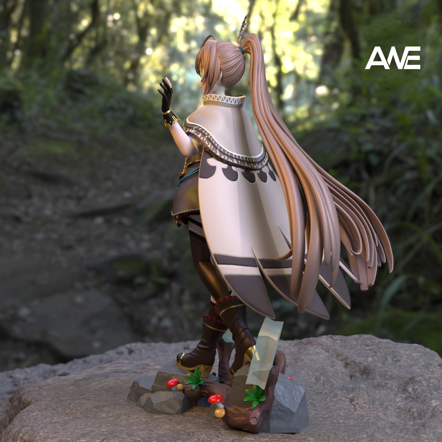 VTuber ANE Studio Nanashi Mumei Resin Statue