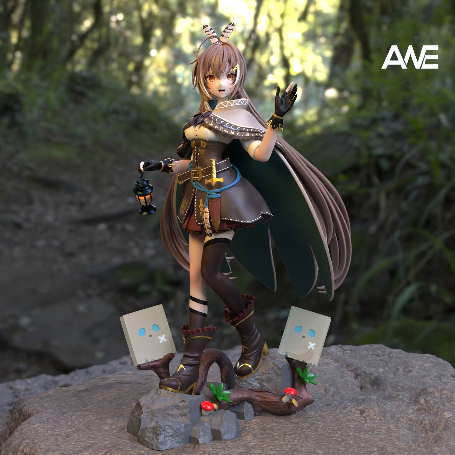 VTuber ANE Studio Nanashi Mumei Resin Statue