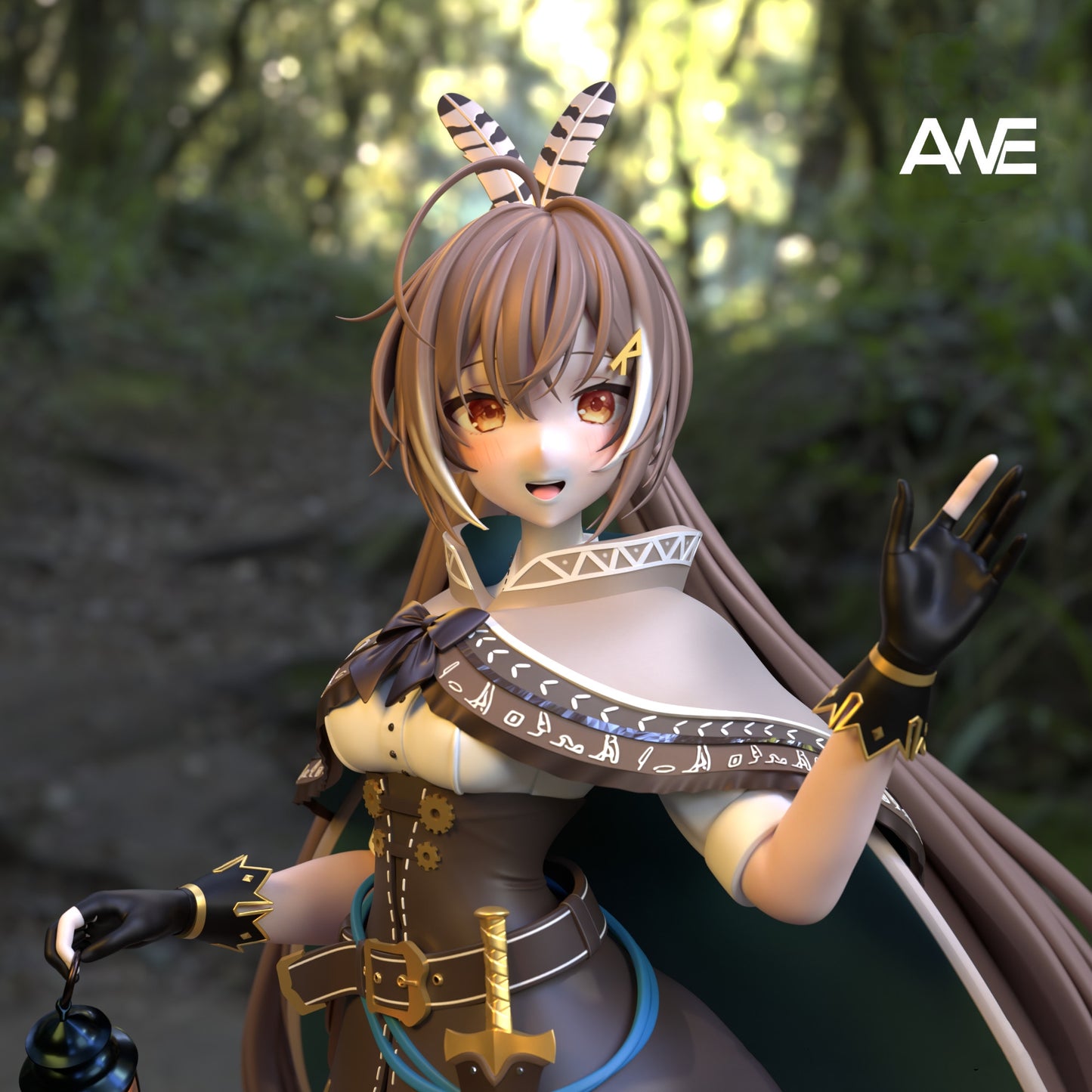 VTuber ANE Studio Nanashi Mumei Resin Statue