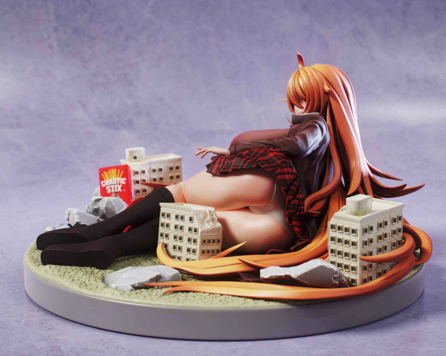 VTuber ~ Homura Studio ~ Chaotic Hellheaven ~ Resin Statue - Santoryu Resins Collectors