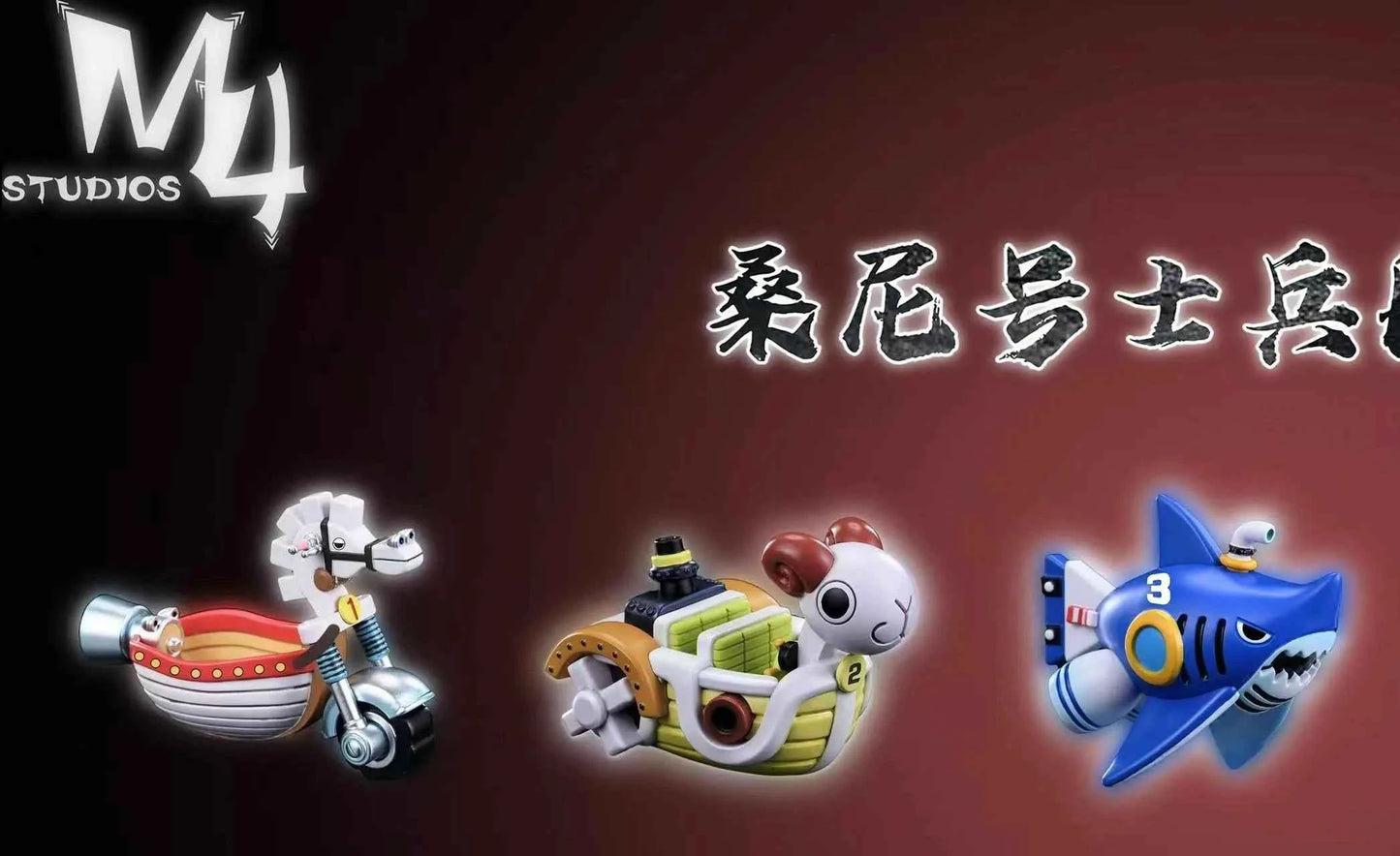 One Piece ~ M4 Studio ~ Shiro Mokuba I White Hobby Horse ~ Resin Statue - Santoryu Resins Collectors