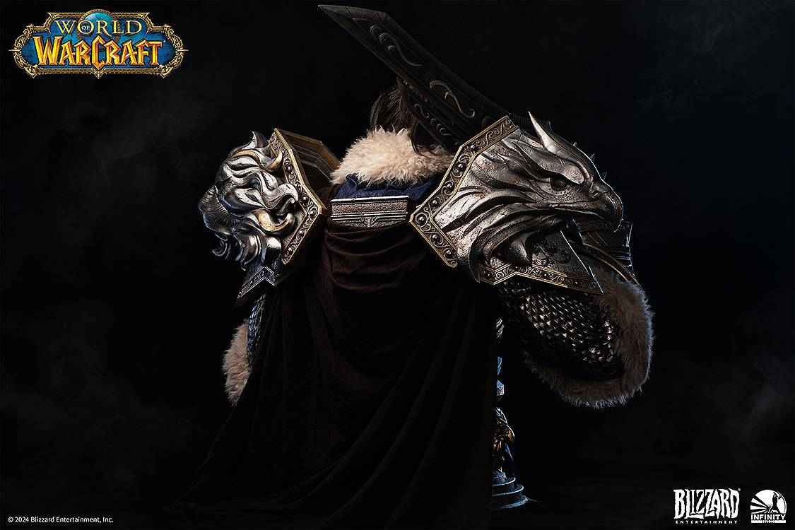 World of Warcraft Infinity Studio & Blizzard Entertainment Varian Wrynn Bust Licensed Resin Statue