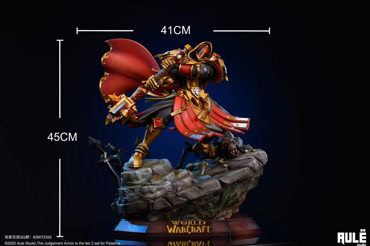 World of Warcraft Alue Studio Judgement Armor Resin Statue