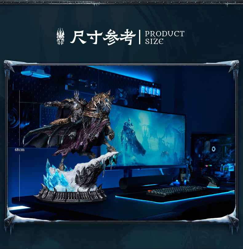 World of Warcraft Blizzard Entertainment Lich King & Invincible BLZ009 Licensed Resin Statue