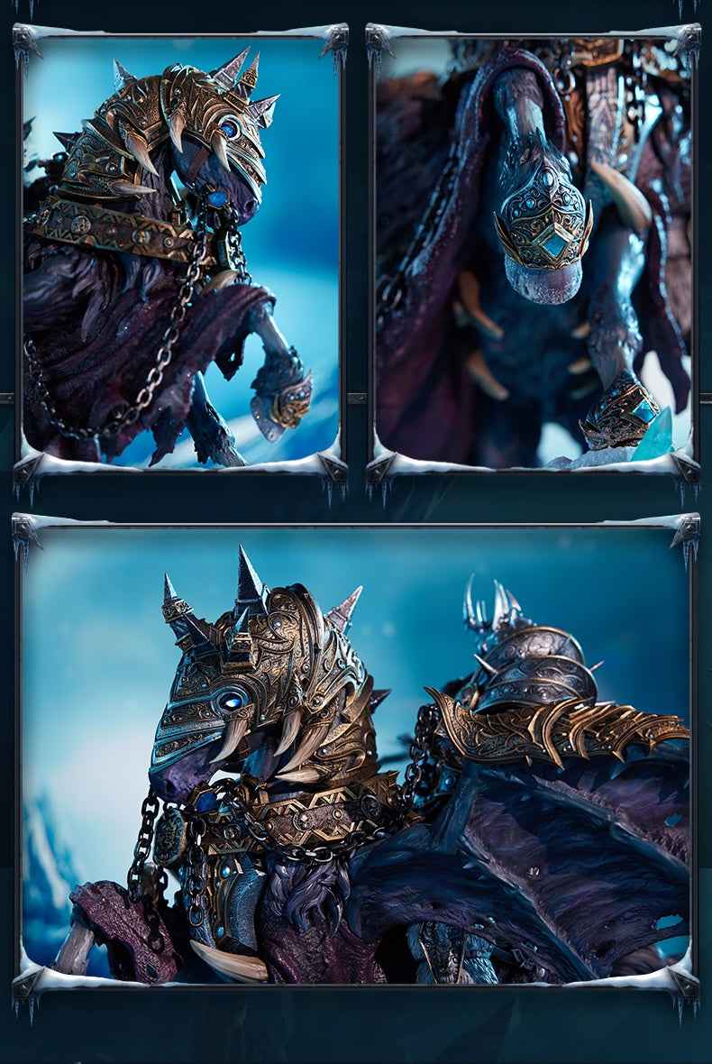 World of Warcraft Blizzard Entertainment Lich King & Invincible BLZ009 Licensed Resin Statue
