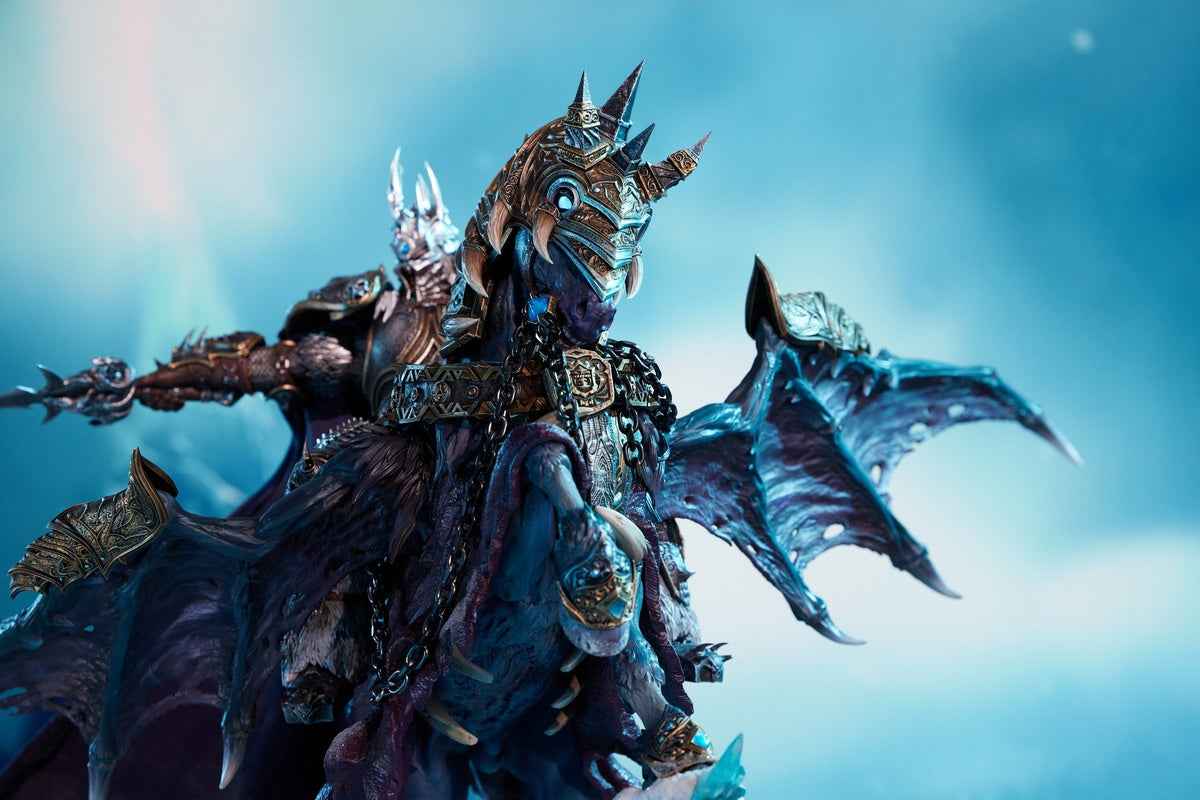 World of Warcraft Blizzard Entertainment Lich King & Invincible BLZ009 Licensed Resin Statue