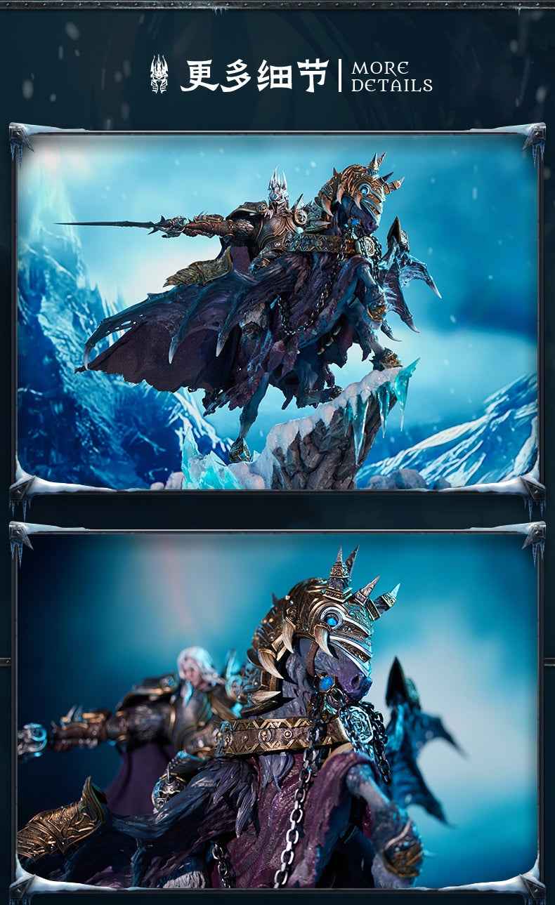 World of Warcraft Blizzard Entertainment Lich King & Invincible BLZ009 Licensed Resin Statue