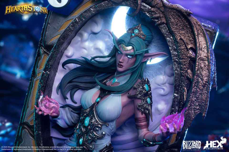 World of Warcraft Blizzard x Hex Collectibles Hearthstone Tyrande Whisperwind Licensed Resin
