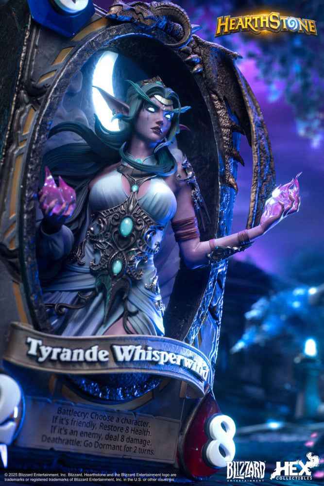 World of Warcraft Blizzard x Hex Collectibles Hearthstone Tyrande Whisperwind Licensed Resin