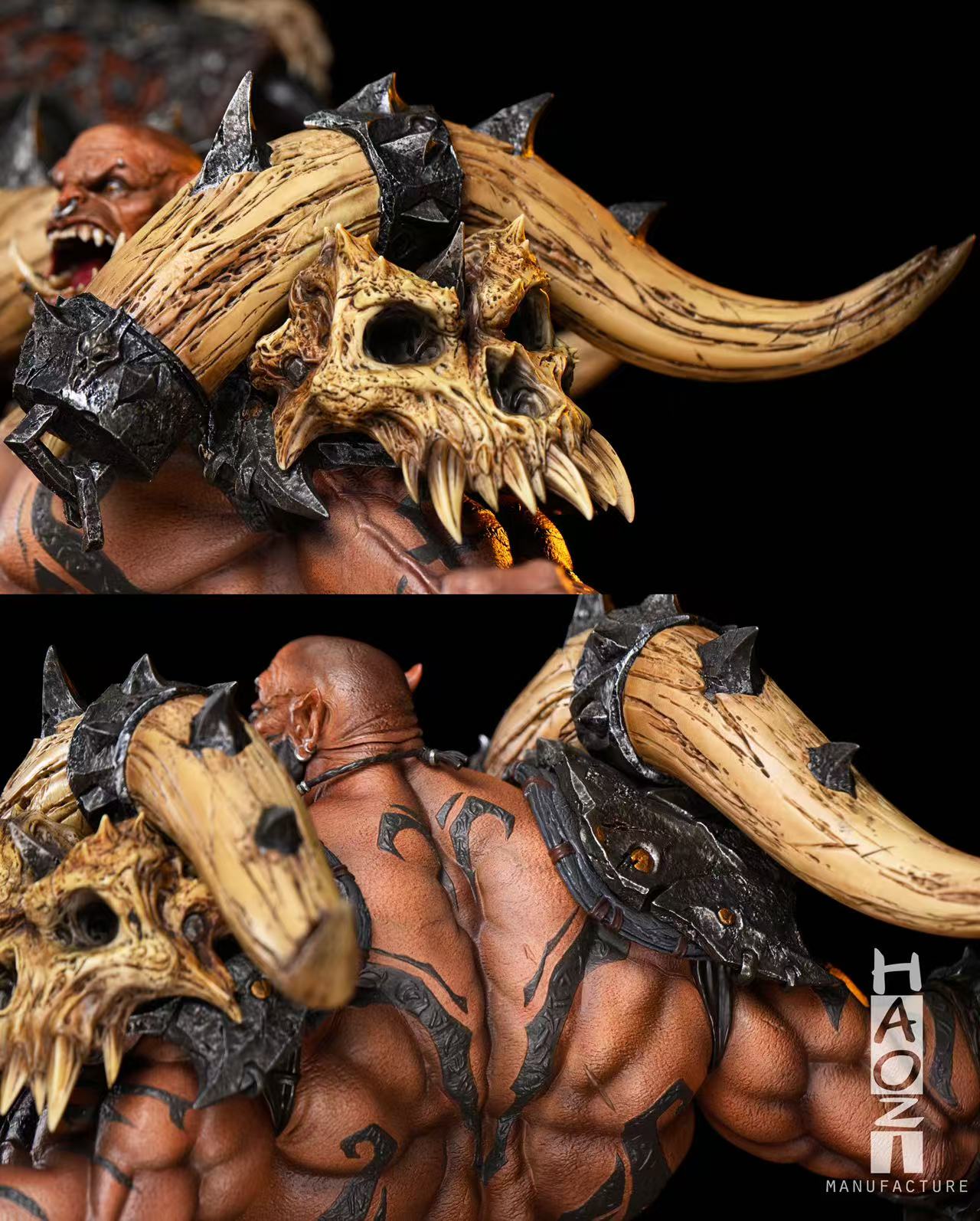 World of Warcraft HAOZI Studio Garrosh Hellscream Resin Statue