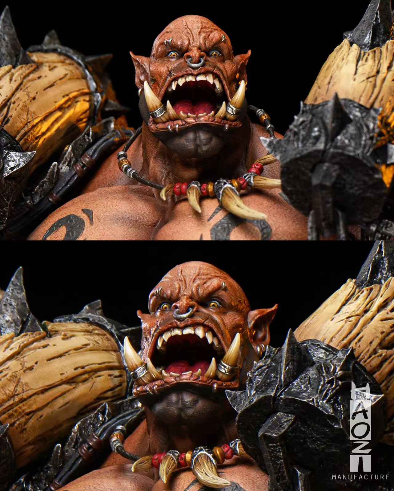 World of Warcraft HAOZI Studio Garrosh Hellscream Resin Statue