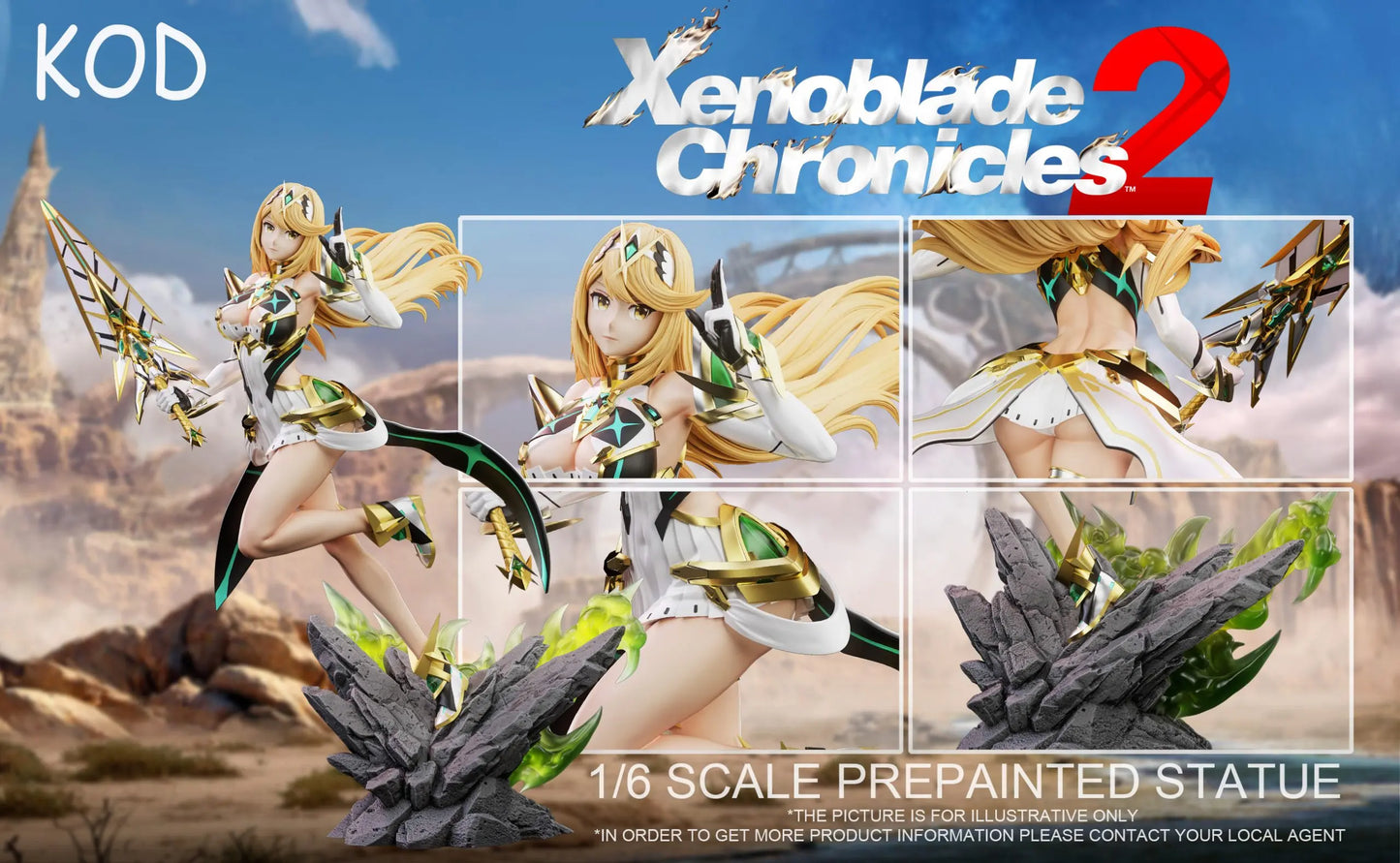 Xenoblade Chronicles Kod Studio Mythra Light Mech Resin Statue