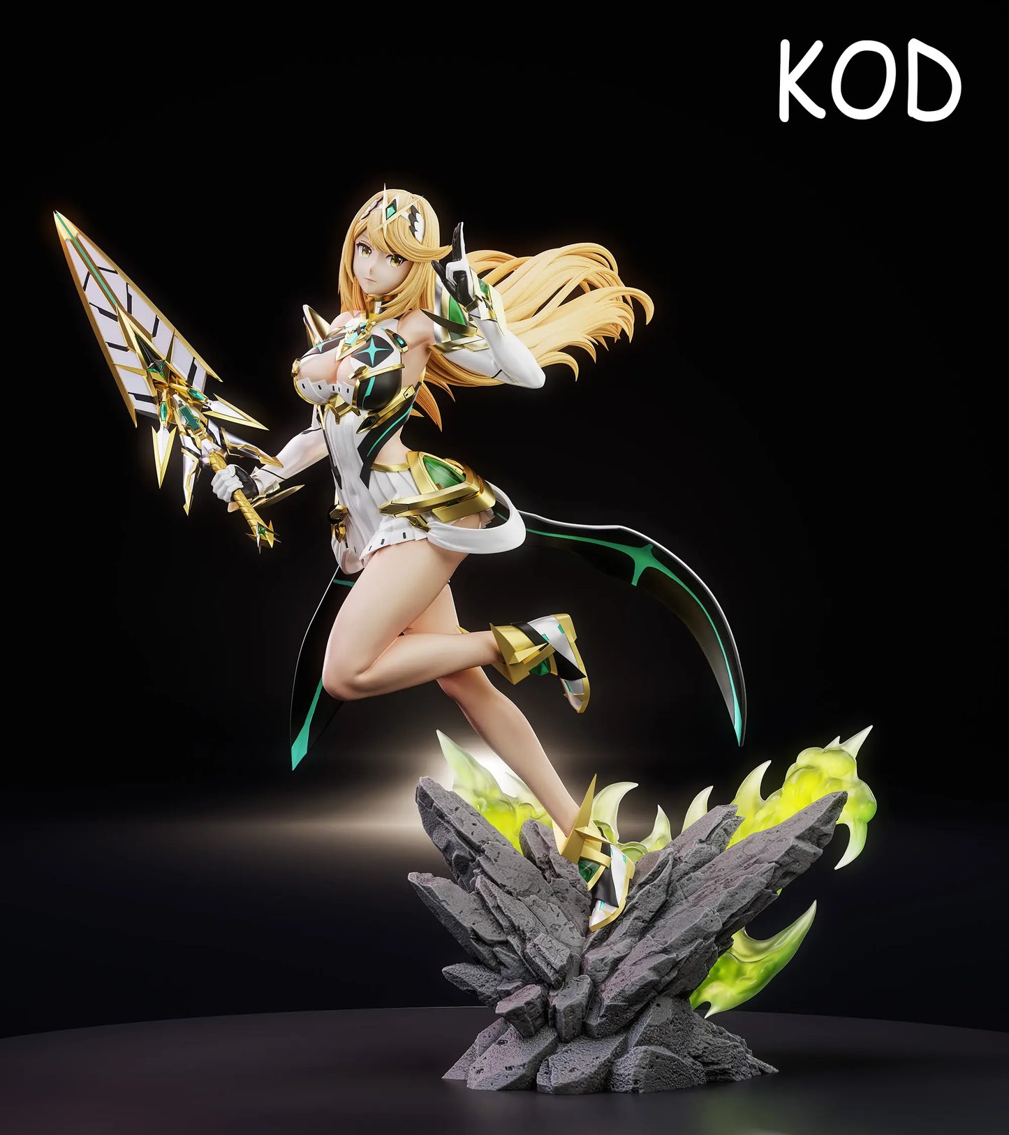 Xenoblade Chronicles Kod Studio Mythra Light Mech Resin Statue