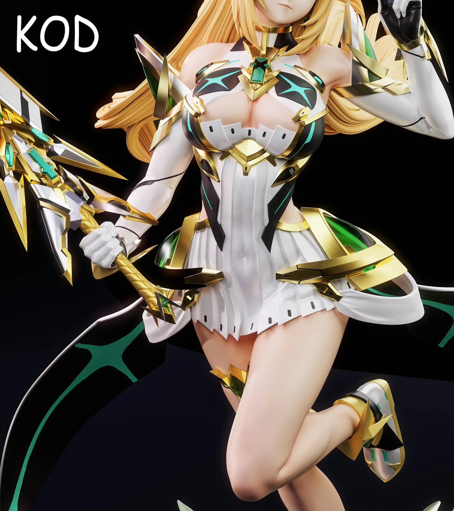 Xenoblade Chronicles Kod Studio Mythra Light Mech Resin Statue