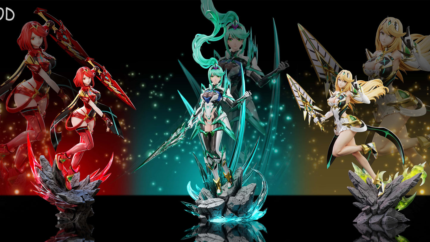 Xenoblade Chronicles Kod Studio Pneuma Light Mech Resin Statue