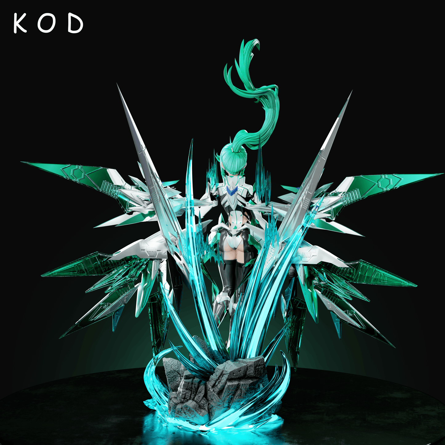 Xenoblade Chronicles Kod Studio Pneuma Light Mech Resin Statue