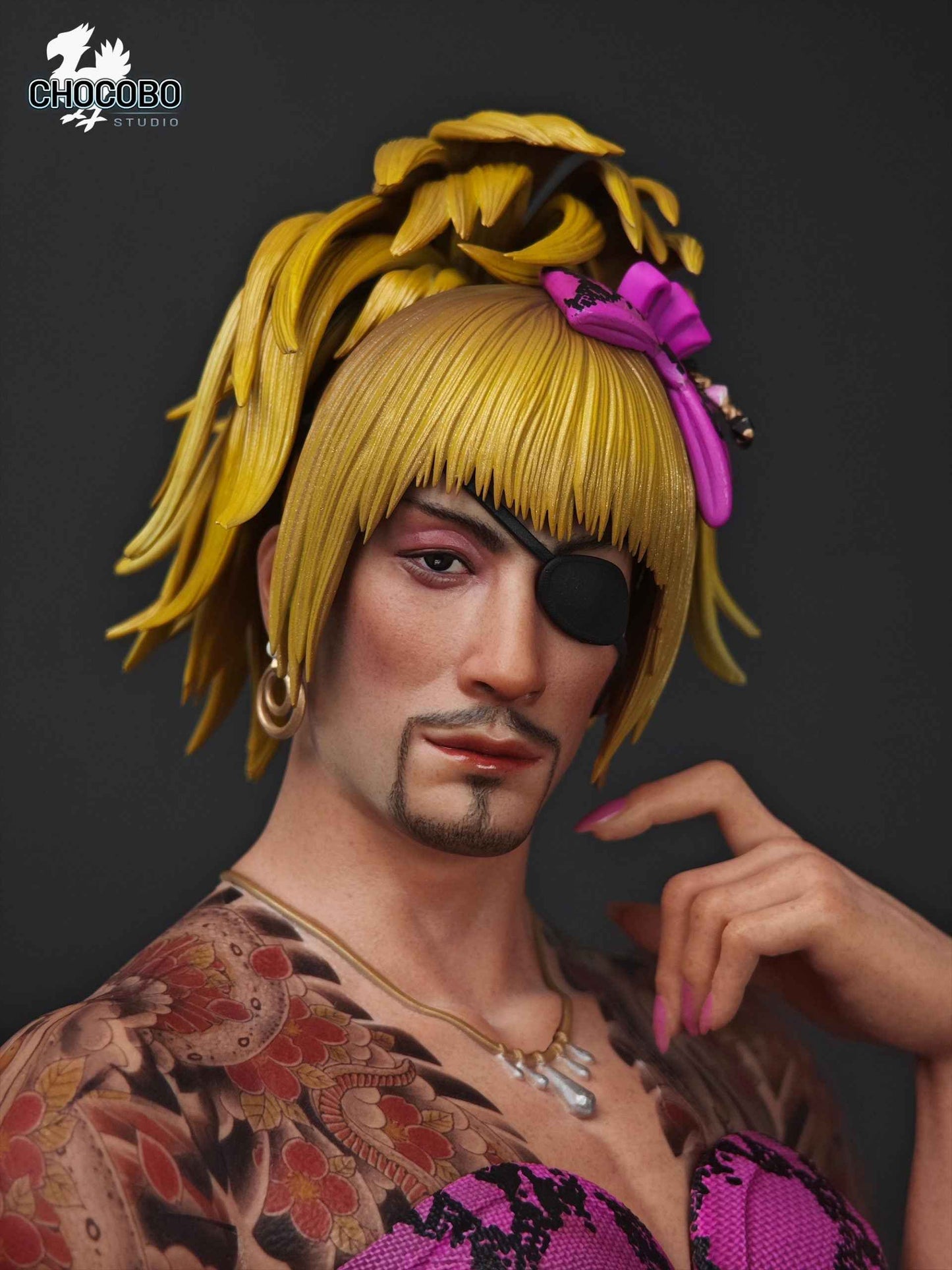Yakuza Chocobo Studio Majima Goro Resin Statue